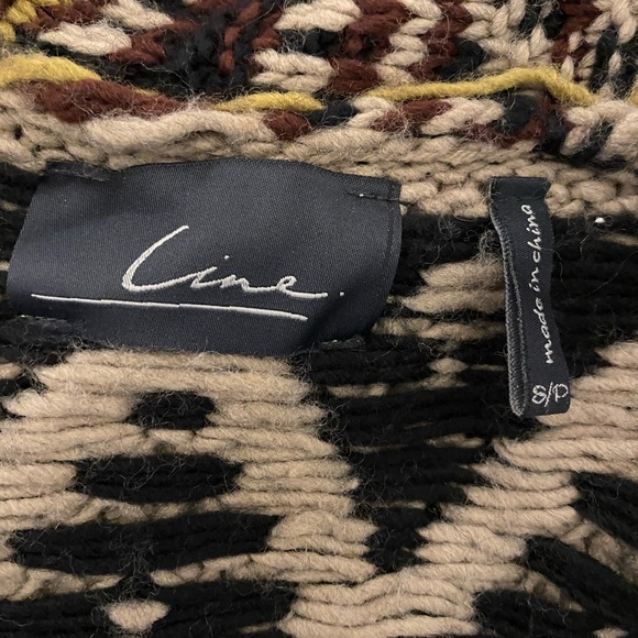 LINE - long multicoloured cardigan - Picture 8 of 12